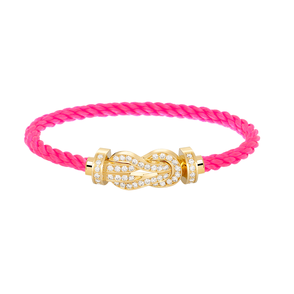 ¡®Lumi¡¯CHANCE LARGE 8 FIGURE BUCKLE FULLDIAMOND BRACELET GOLD