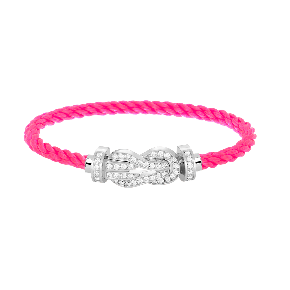 ¡®Lumi¡¯CHANCE LARGE 8 FIGURE BUCKLE FULL DIAMOND BRACELET SILVER