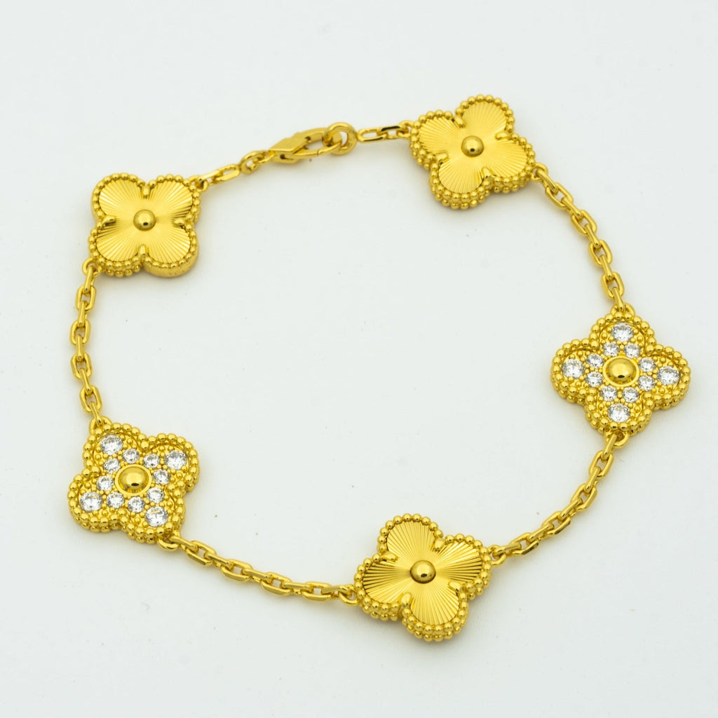 [Lumi]New  CLOVER 5 MOTIF LASER BRACELET COLLECTION