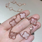 [Lumi]Neues CLOVER 5 MOTIF ROCK CRYSTAL ARMBAND