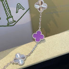 [Lumi]New  CLOVER 5 MOTIF VIOLET BRACELET COLLECTION