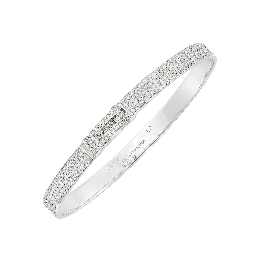 ¡®Lumi¡¯HM KELLY BRACELET IN SILVER AND FULL PAVE DIAMOND