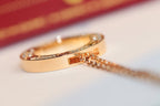 ¡®Lumi¡¯LOVE NECKLACE ADJUSTABLE ROSE GOLD