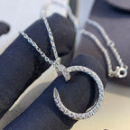 ¡®Lumi¡¯JUSTE NECKLACE SILVER DIAMONDS