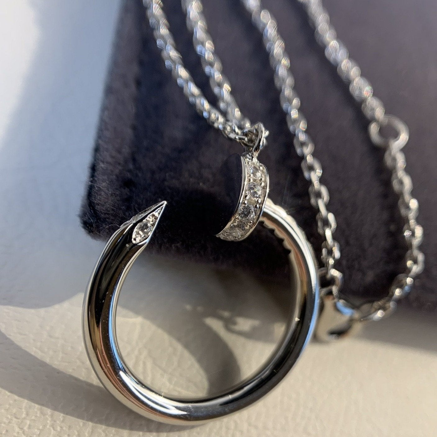¡®Lumi¡¯JUSTE NECKLACE SILVER