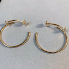 ¡®Lumi¡¯JUSTE EARRINGS GOLD DIAMONDS 1.8MM