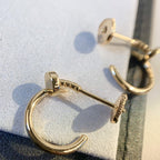 ¡®Lumi¡¯JUSTE EARRINGS PINK GOLD