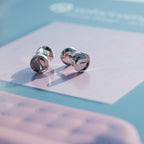 ¡®Lumi¡¯LOVE EARRINGS SILVER 10MM