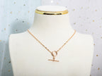 ¡®Lumi¡¯ECHAPPEE NECKLACE PINK GOLD
