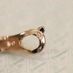 Lumi® CLOVER MEDIUM 1 MOTIFS FUll DIAMOND EARRINGS