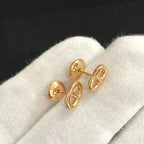 ¡®Lumi¡¯KETTEN-OHRRINGE, KLEINE, GOLD UND SILBER