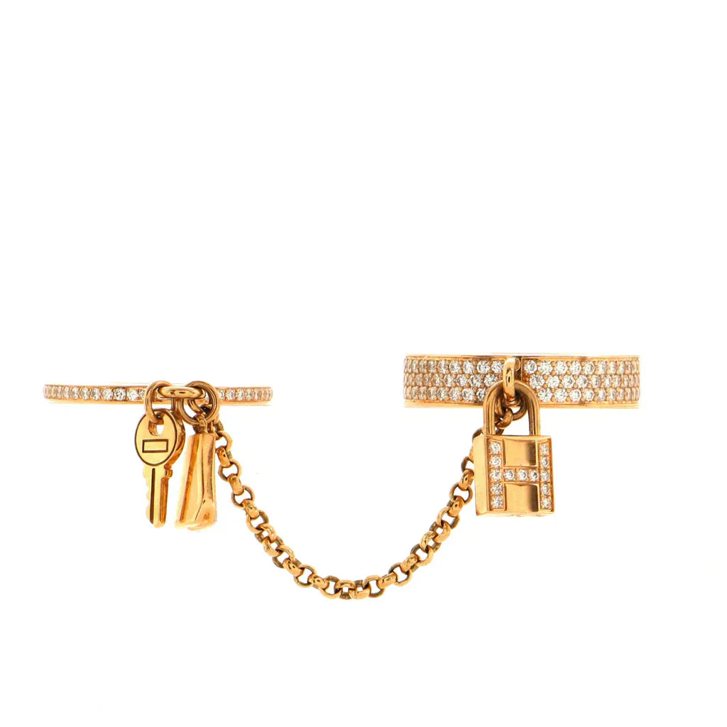 LumiHM Kelly Clochette Doppelring mit Diamanten