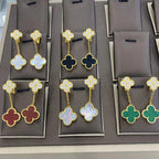 ¡®Lumi¡¯CLOVER 2 MOTIFS DIAMOND EARRINGS (MULTIPLE CHOICESç´