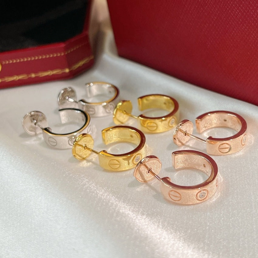 ¡®Lumi¡¯LOVE EARRINGS 5.7MM 2 DIAMONDS
