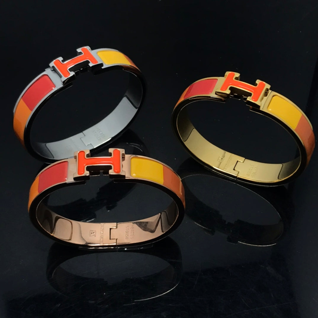 LumiH Armband Orange Regenbogen Keramik