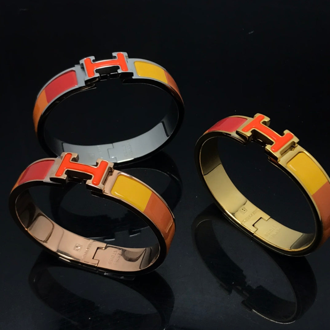 LumiH Armband Orange Regenbogen Keramik