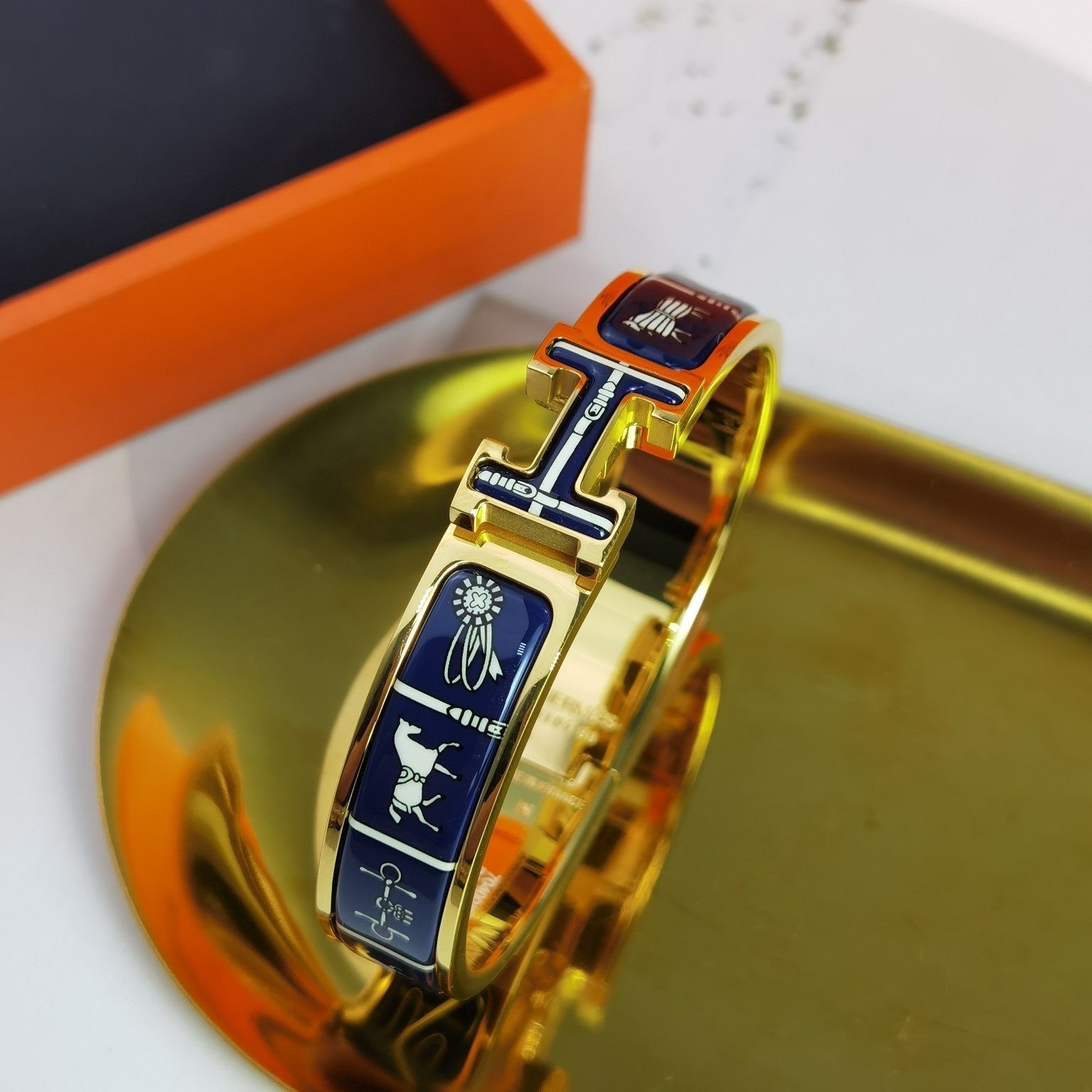 ¡®Lumi¡¯H COUVERTURES DARK BLUE BRACELET