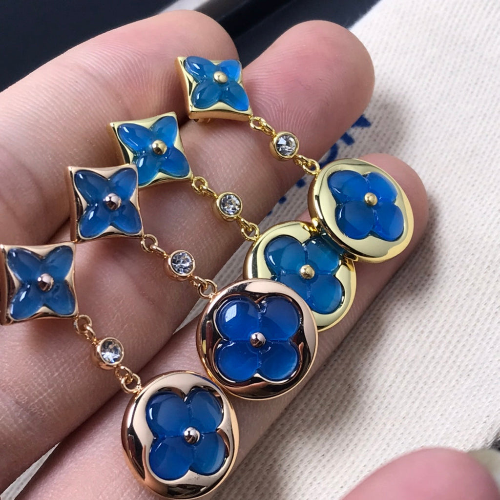 ¡®Lumi¡¯STAR AND SUN AGATE DIAMOND EARRINGS