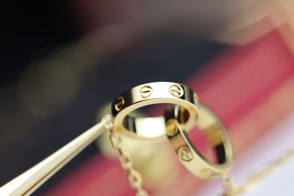 Lumi® LOVE KETTE DOPPELRING GOLD