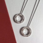 ¡®Lumi¡¯LOVE NECKLACE ADJUSTABLE SILVER