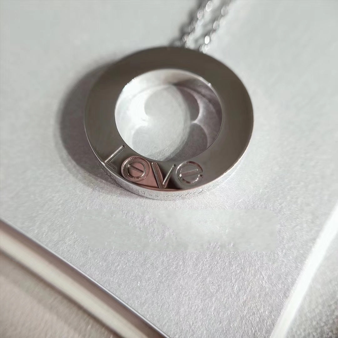 ¡®Lumi¡¯LOVE NECKLACE ADJUSTABLE SILVER