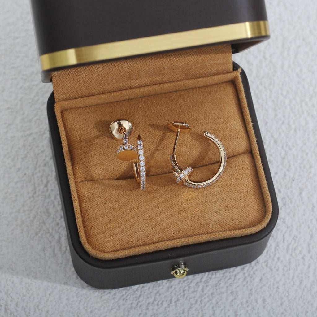 Lumi Juste Ohrringe, 12,75 mm, Roségold, Diamant