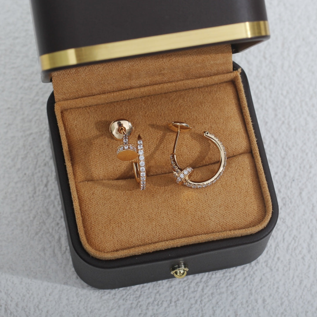Lumi Juste Ohrringe, 12,75 mm, Roségold, Diamant