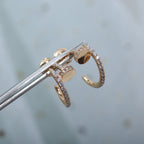 Lumi Juste Ohrringe, 12,75 mm, Roségold, Diamant