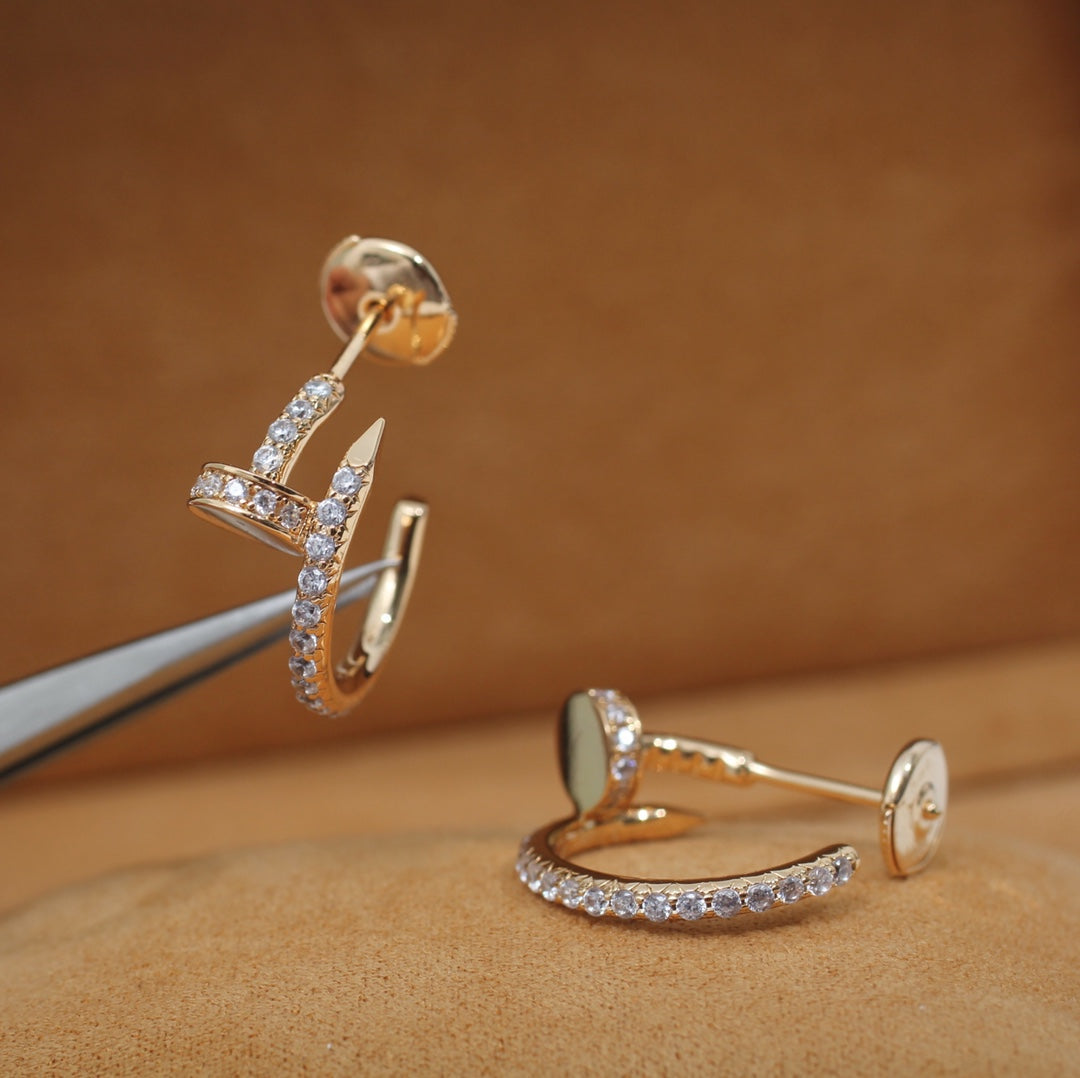 Lumi Juste Ohrringe, 12,75 mm, Roségold, Diamant