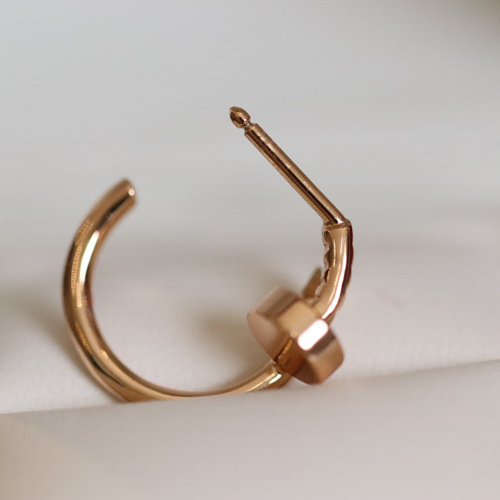 ¡®Lumi¡¯JUSTE EARRINGS PINK GOLD