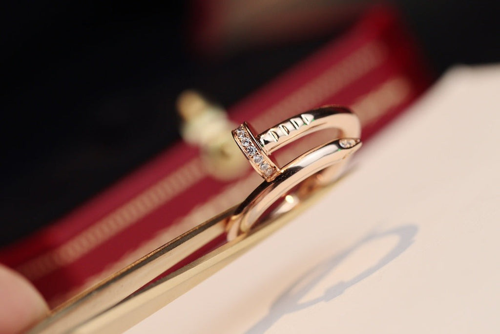 Lumi Juste Ring, 2,65 mm, Roségold, Diamant
