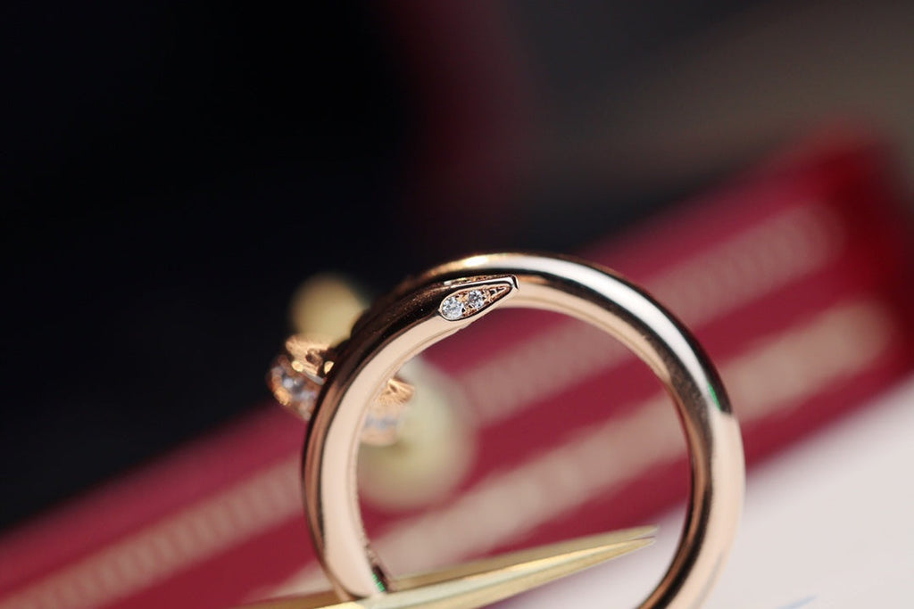 Lumi Juste Ring, 2,65 mm, Roségold, Diamant