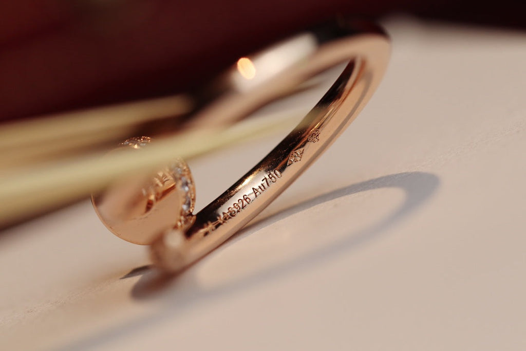 Lumi Juste Ring, 2,65 mm, Roségold, Diamant