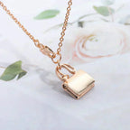 ¡®Lumi¡¯AMULETTE PEDANT ROSE GOLD NECKLACE