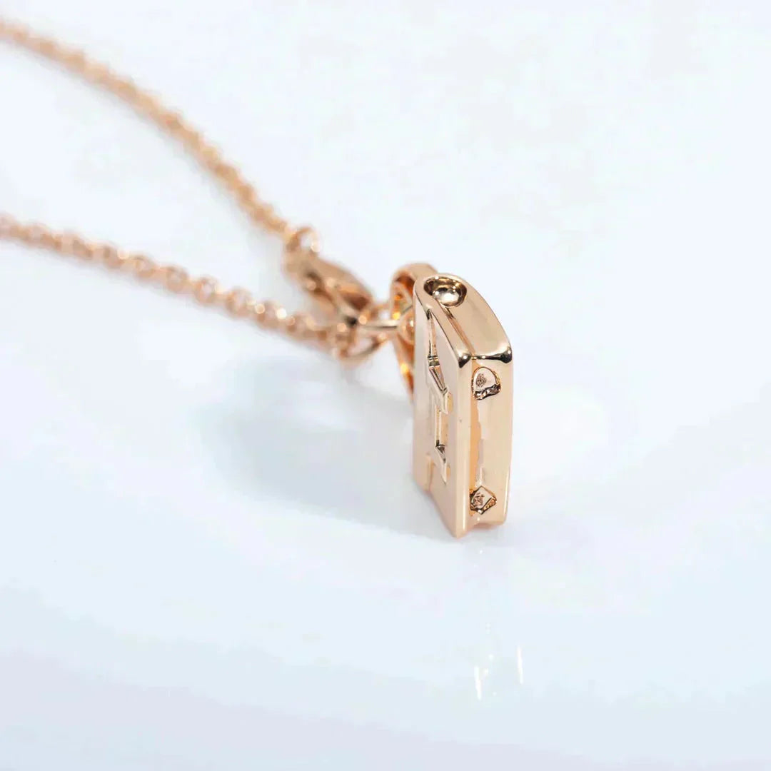 ¡®Lumi¡¯AMULETTE PEDANT ROSE GOLD NECKLACE