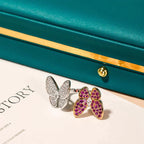 Lumi® Doppel-Schmetterlings-Diamantring
