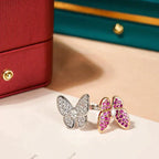Lumi® Doppel-Schmetterlings-Diamantring