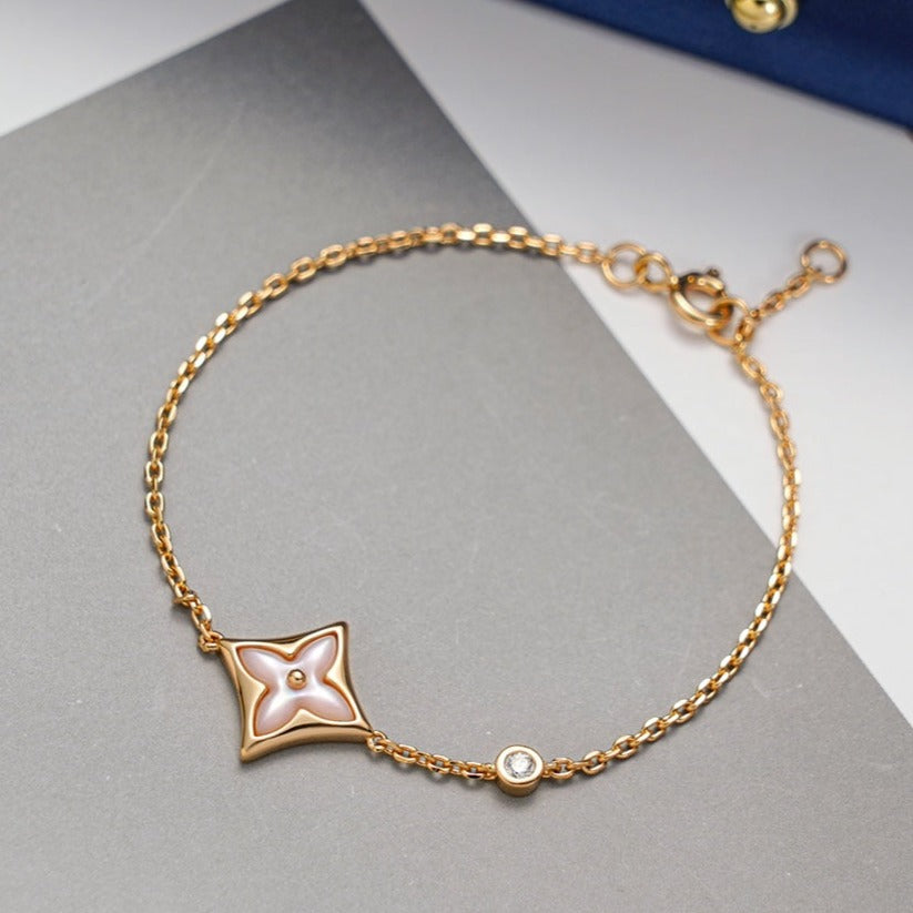 ¡®Lumi¡¯STAR 1 DIAMOND PINK GOLD BRACELET