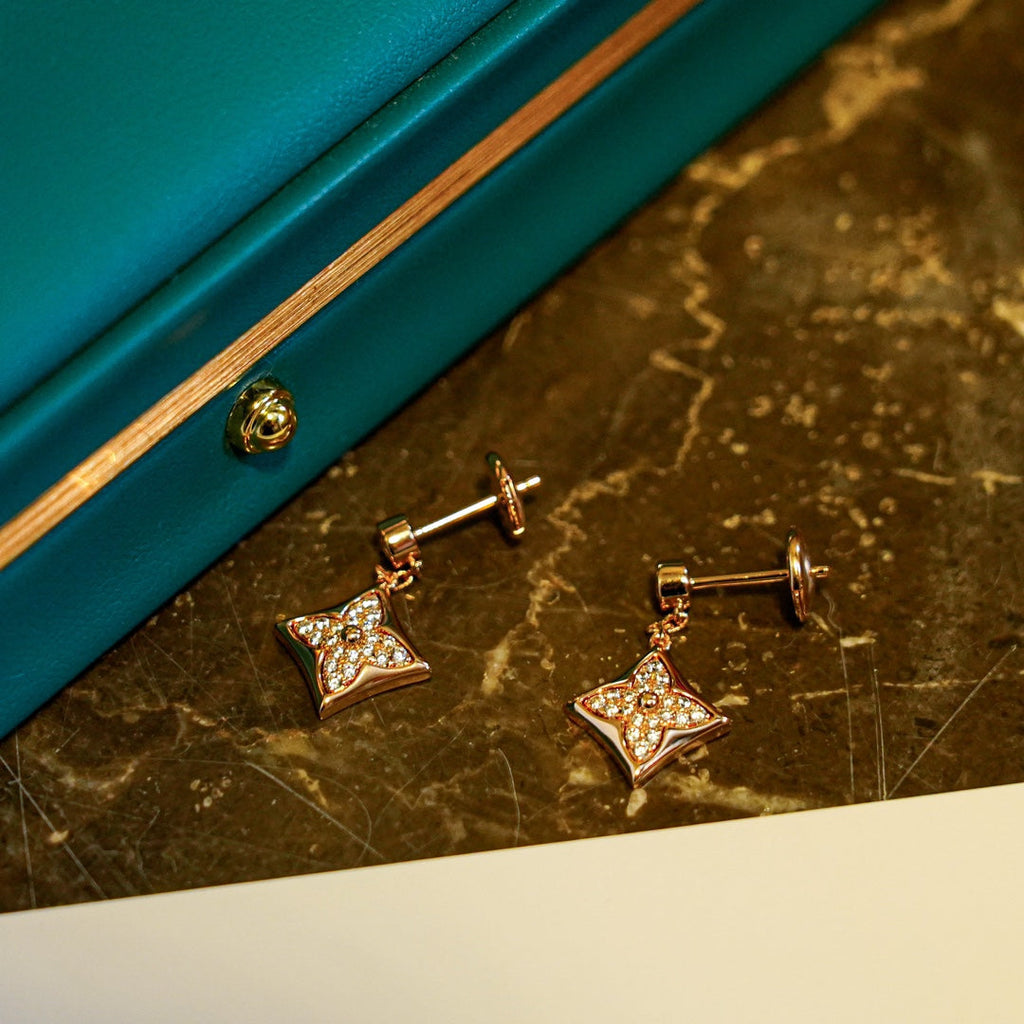 ¡®Lumi¡¯STAR DIAMONDS EARRINGS GOLD
