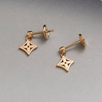 ¡®Lumi¡¯STAR EARRINGS GOLD