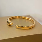 ¡®Lumi¡¯PANTHERE GOLD OPEN BRACELET