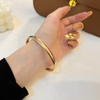¡®Lumi¡¯PANTHERE GOLD OPEN BRACELET