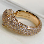 LumiPanthere-Ring aus roségoldenem Diamanten