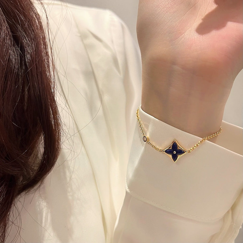 ¡®Lumi¡¯COLOR STAR PINK GOLD DIAMOND BRACELET