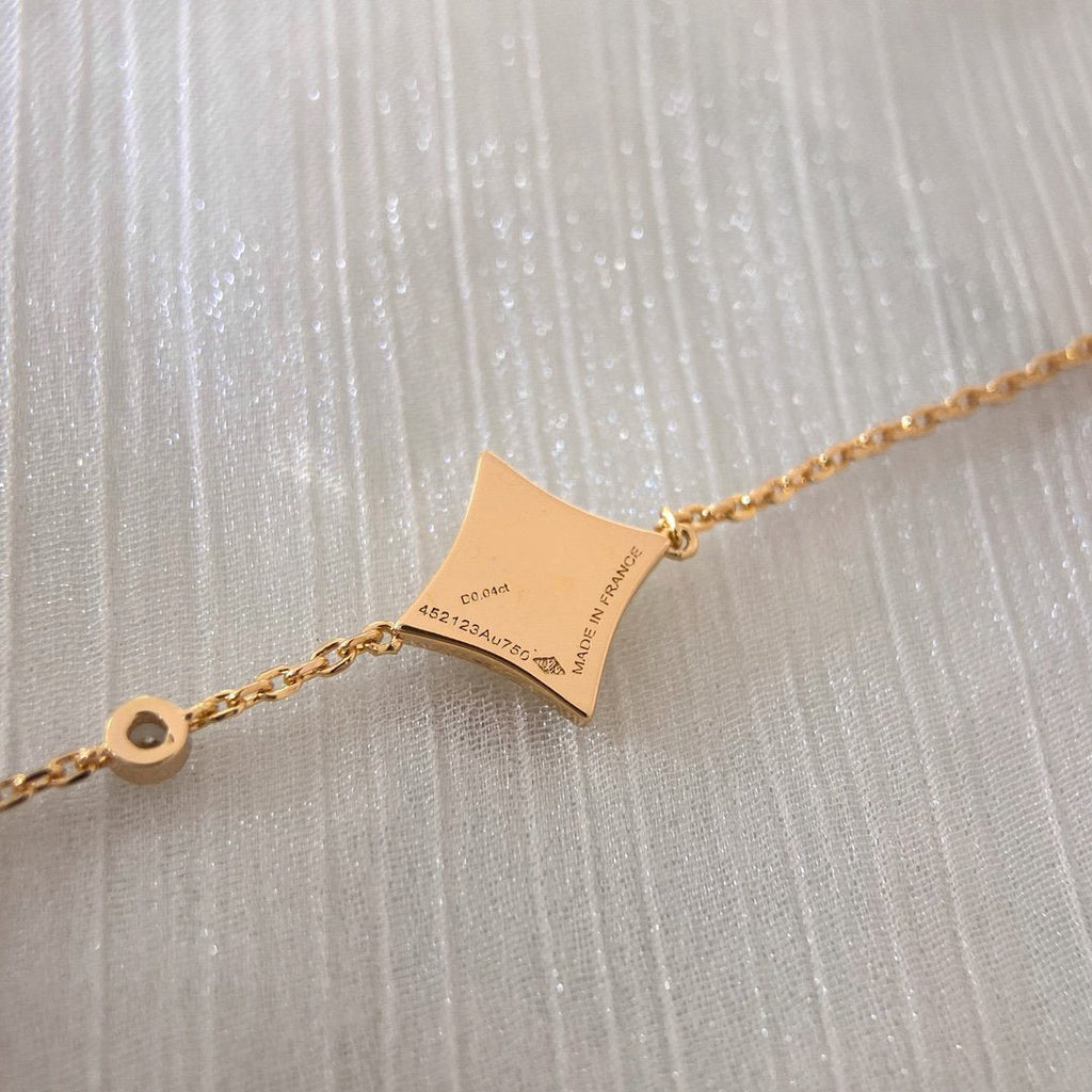 ¡®Lumi¡¯COLOR STAR CARNELIAN PINK GOLD DIAMOND BRACELET