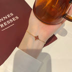 ¡®Lumi¡¯COLOR STAR CARNELIAN PINK GOLD DIAMOND BRACELET