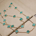 ¡®Lumi¡¯CLOVER 20 MOTIFS MALACHITE GOLD
