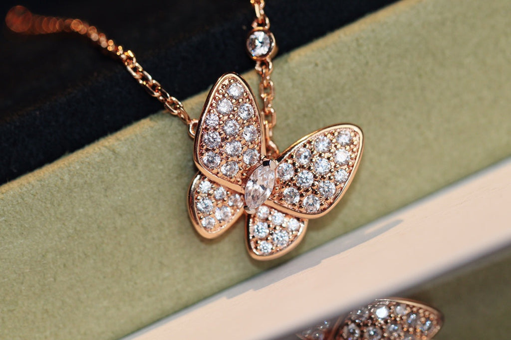 ¡®Lumi¡¯BUTTERFLY DIAMOND NECKLACE