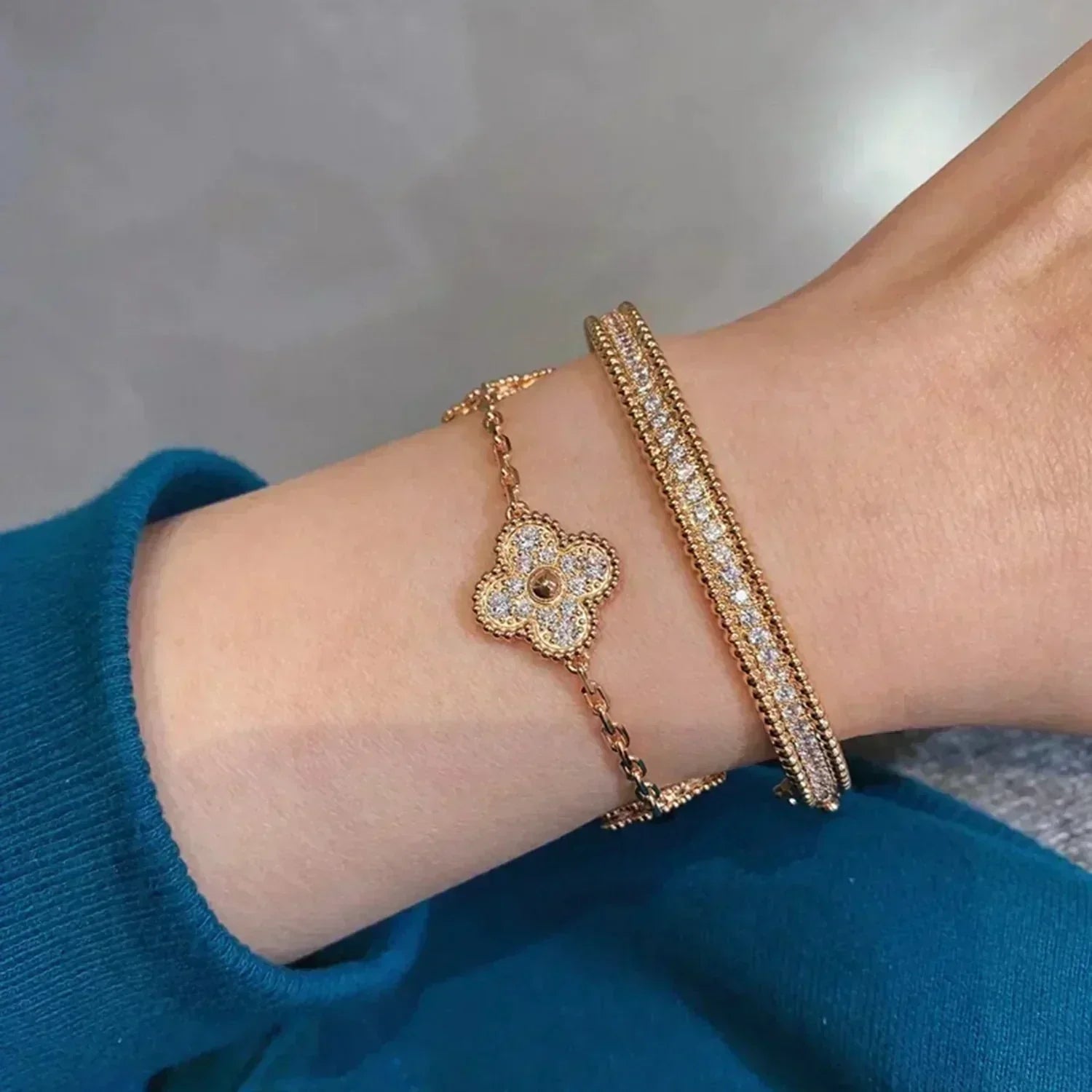 [Lumi] Neue CLOVER 5 MOTIF VOLLDIAMANT-ARMBANDKOLLEKTION