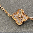 [Lumi jewelry] CLOVER 5 MOTIF FULL DIAMOND BRACELET COLLECTION